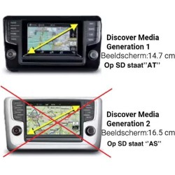 Volkswagen Discover Media MIB1 AT Navigatie Update Europa